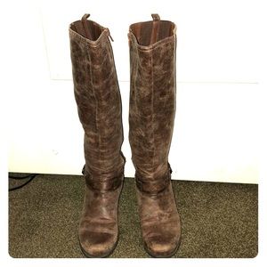 Two-inch Heeled Brown Boots